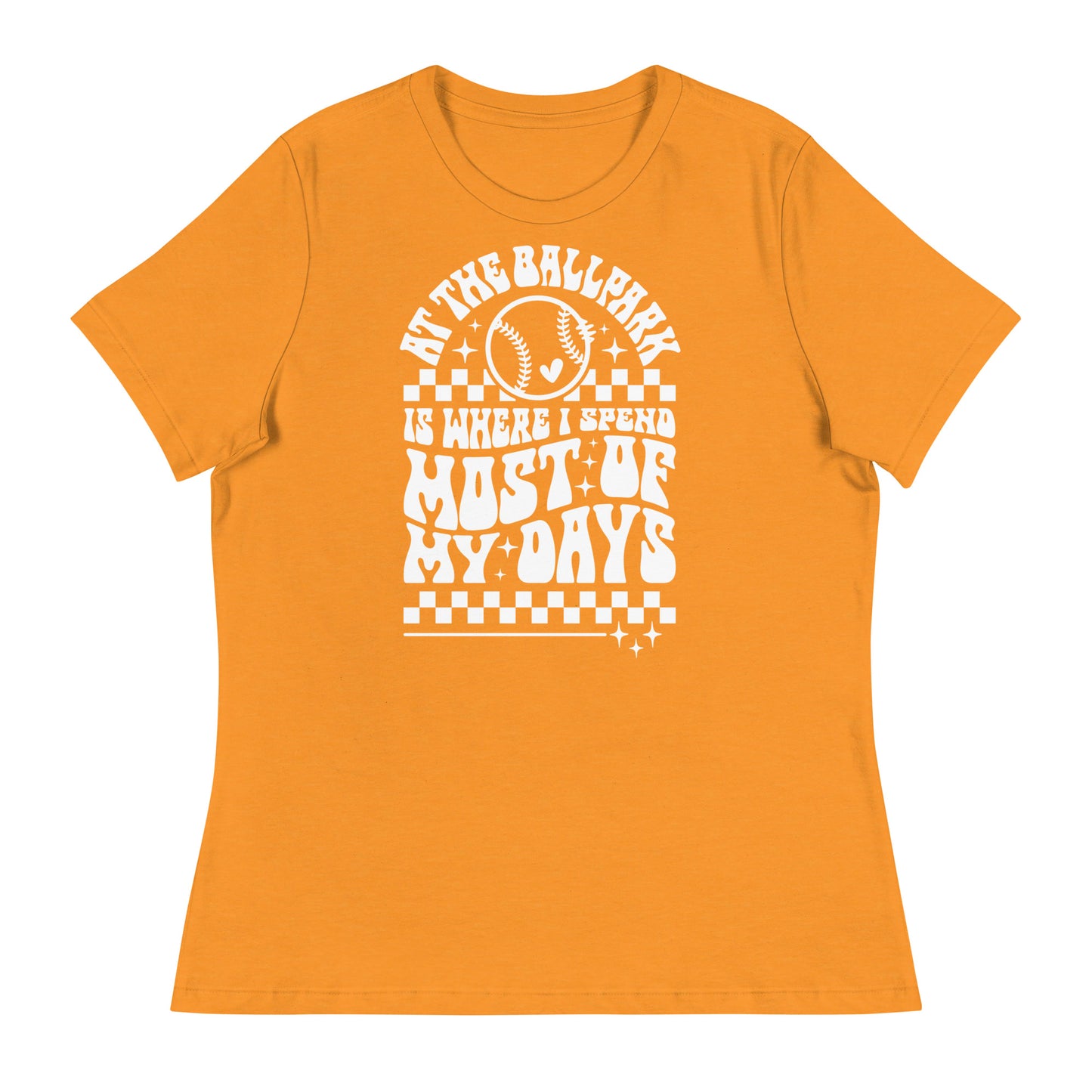 At The Ball Park Women's Relaxed T-Shirt