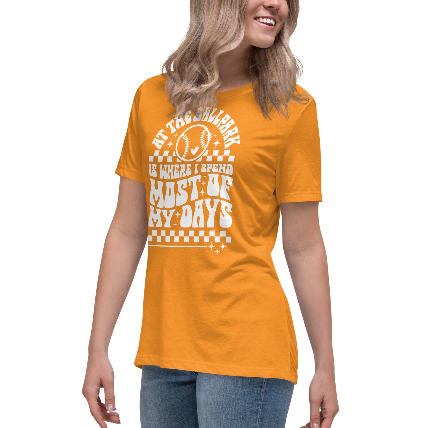 At The Ball Park Women's Relaxed T-Shirt