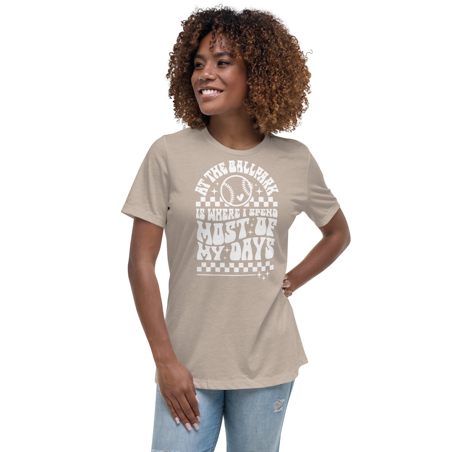 At The Ball Park Women's Relaxed T-Shirt