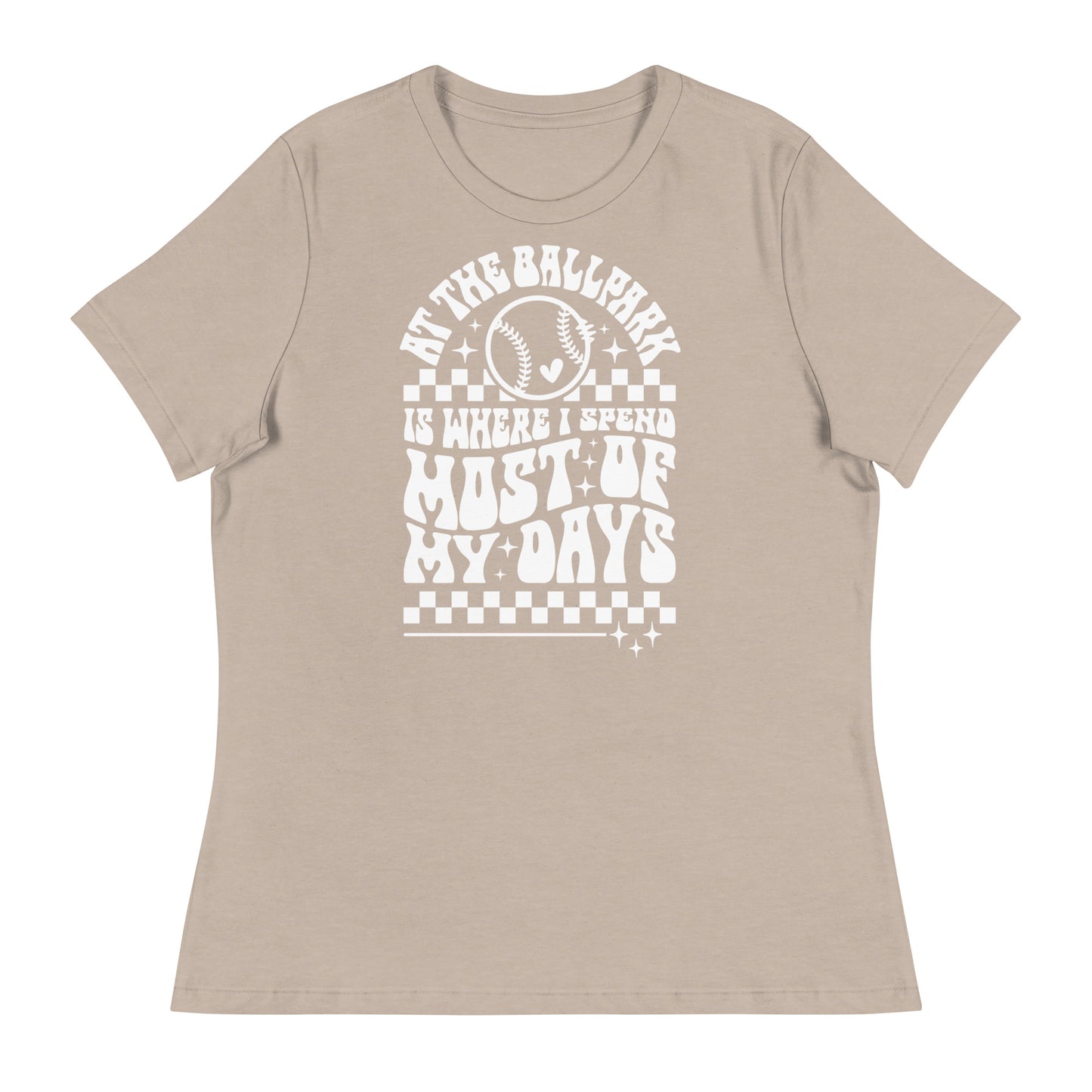 At The Ball Park Women's Relaxed T-Shirt