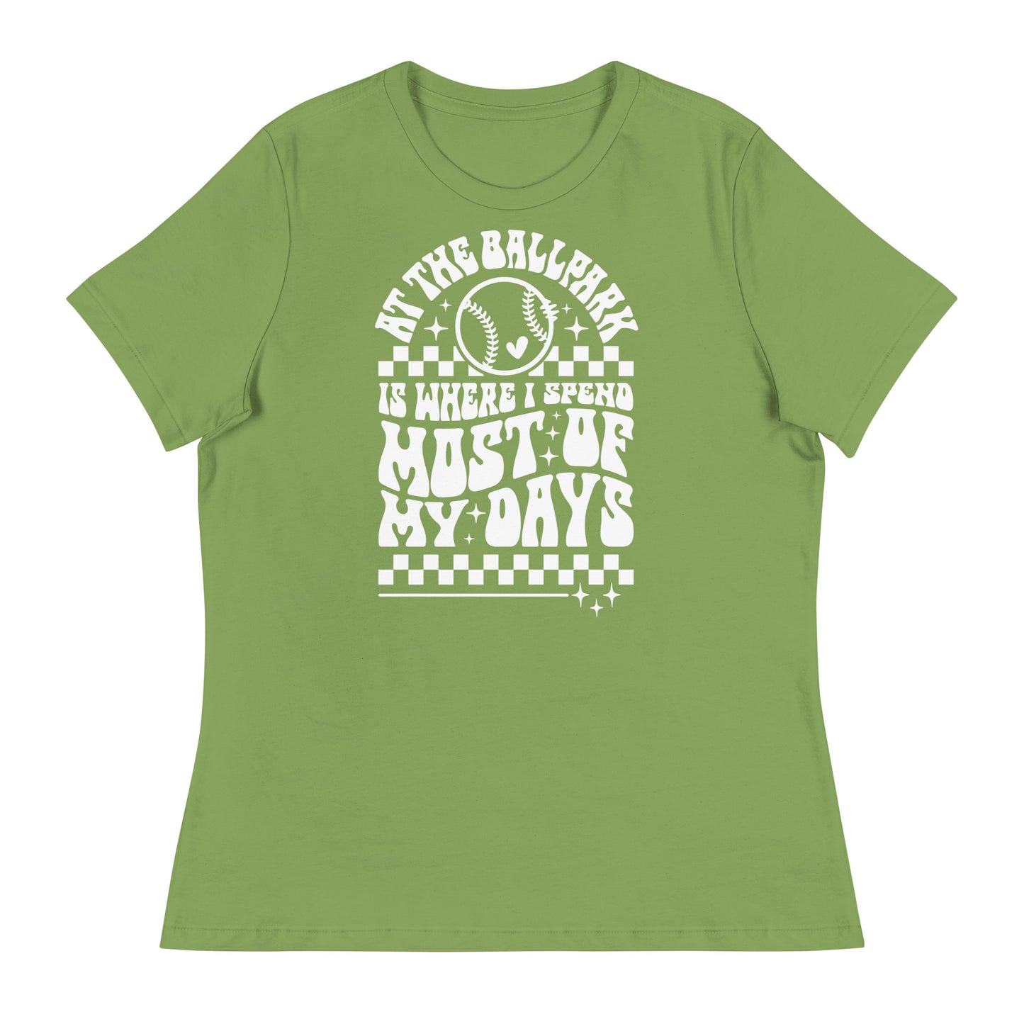 At The Ball Park Women's Relaxed T-Shirt