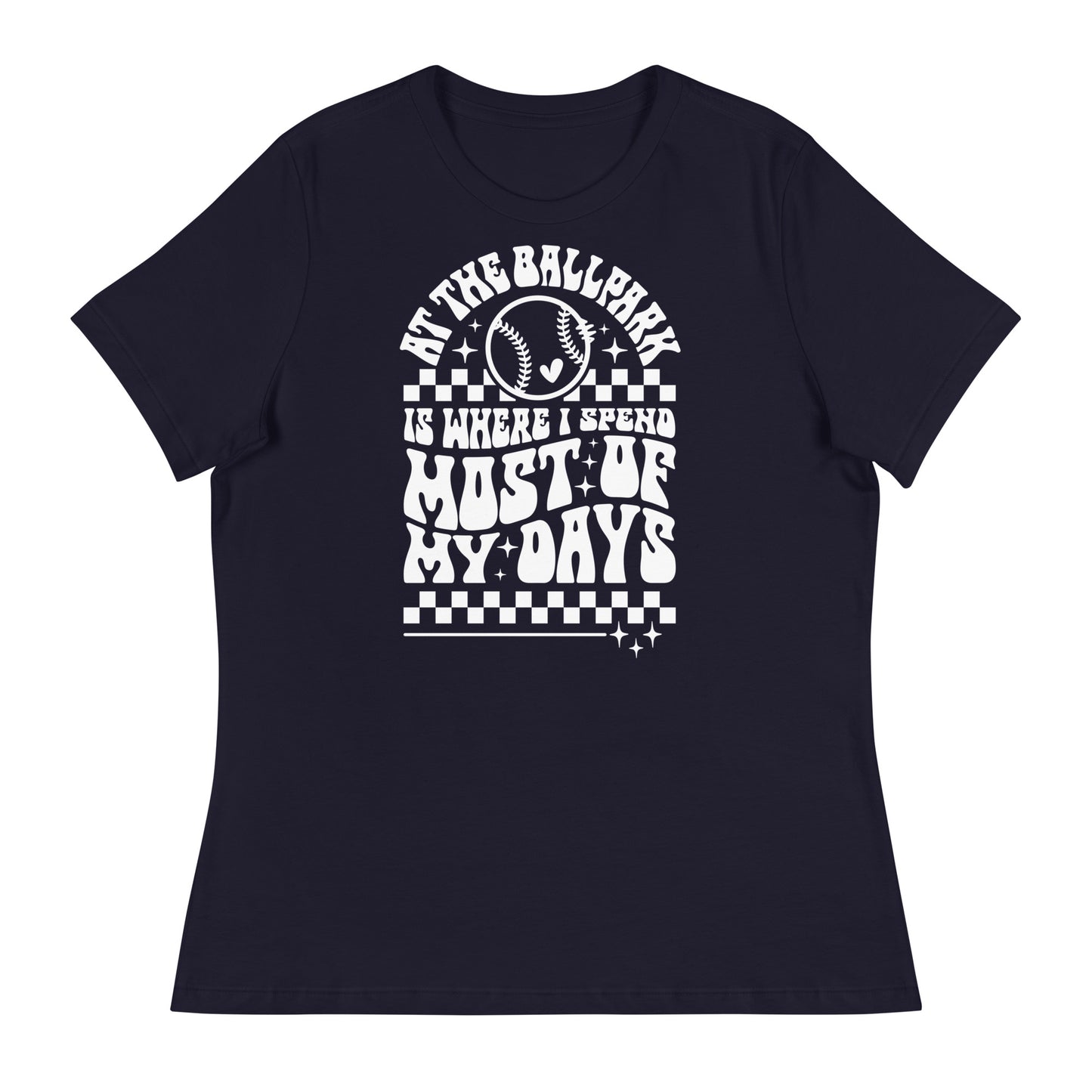 At The Ball Park Women's Relaxed T-Shirt