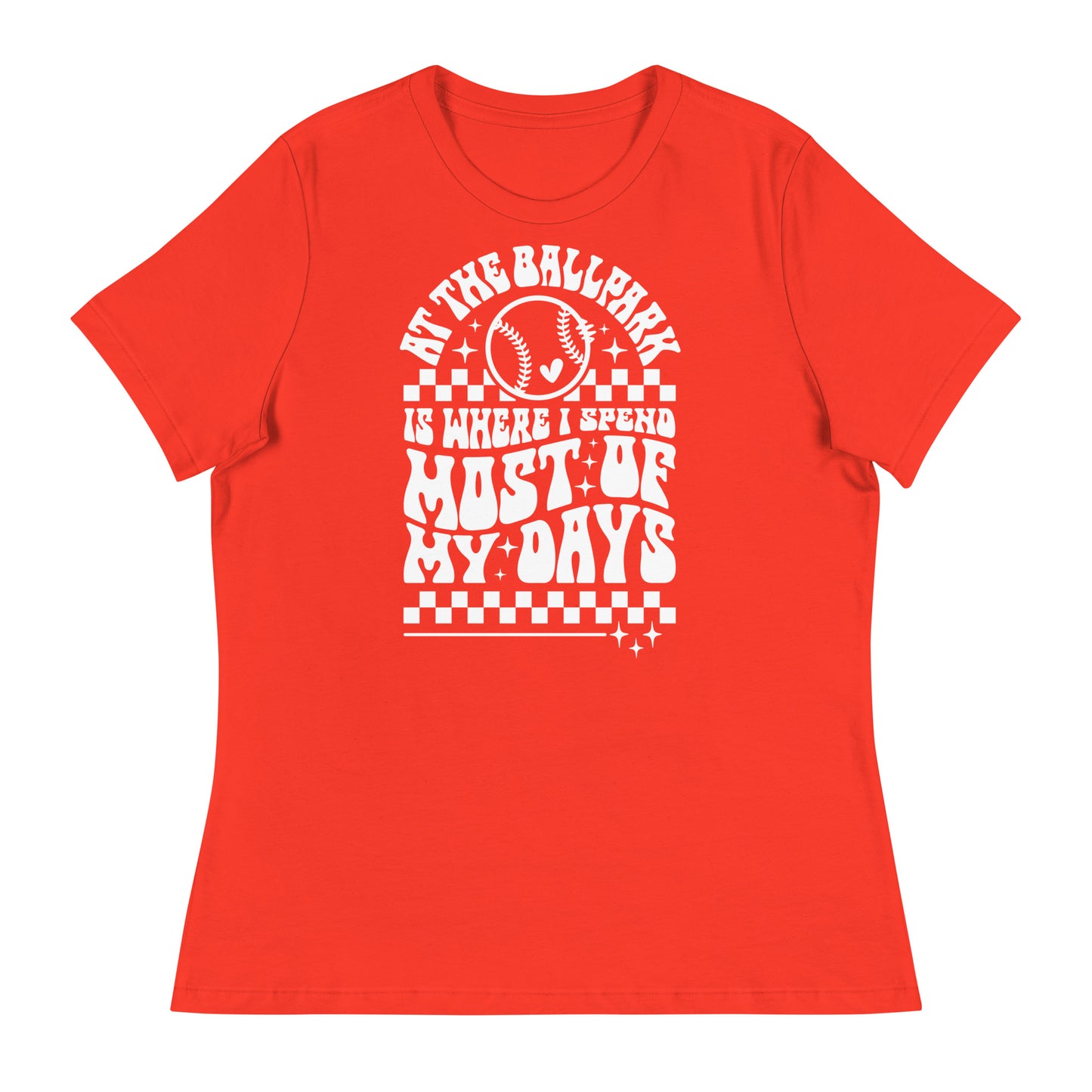 At The Ball Park Women's Relaxed T-Shirt