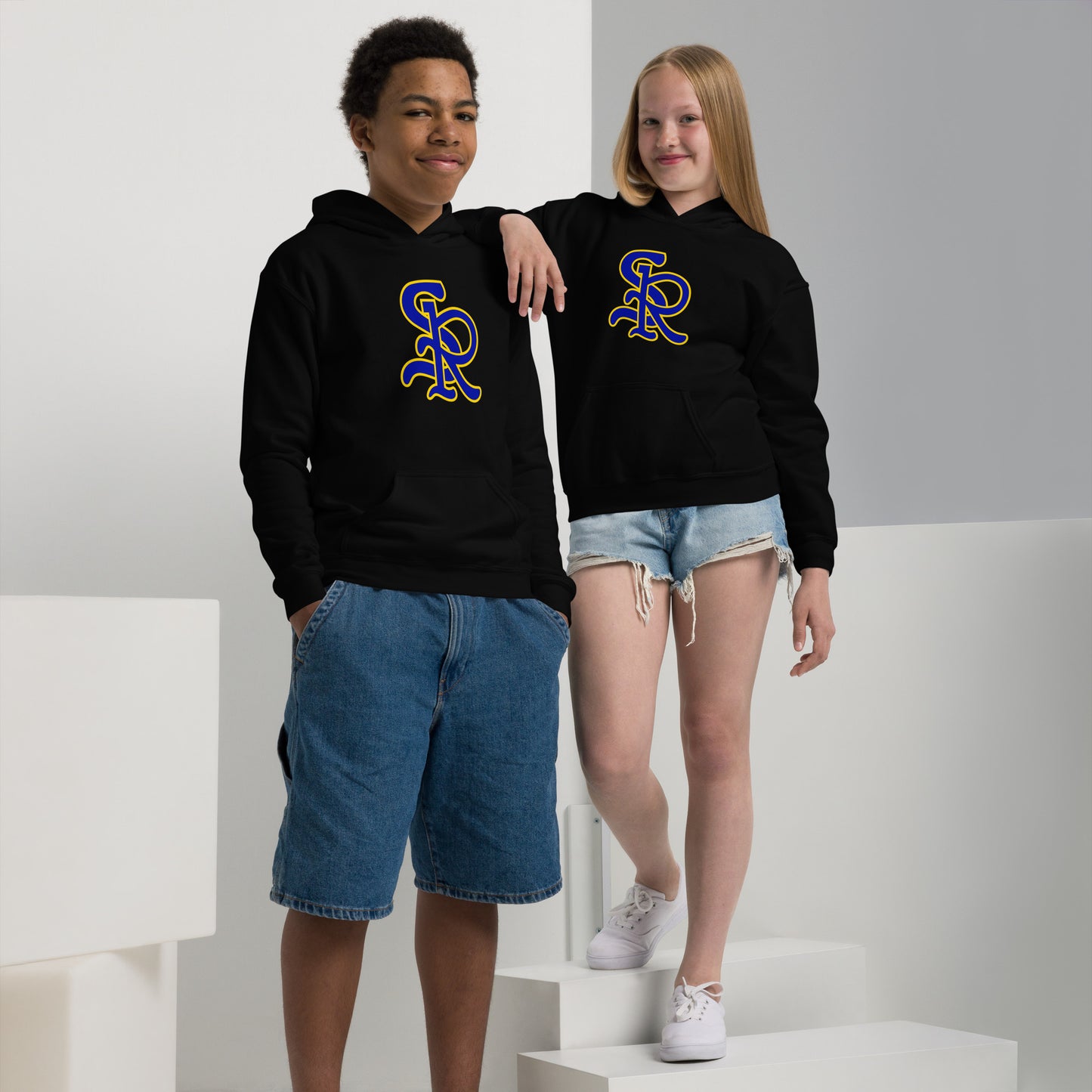 SR LOGO Youth heavy blend hoodie