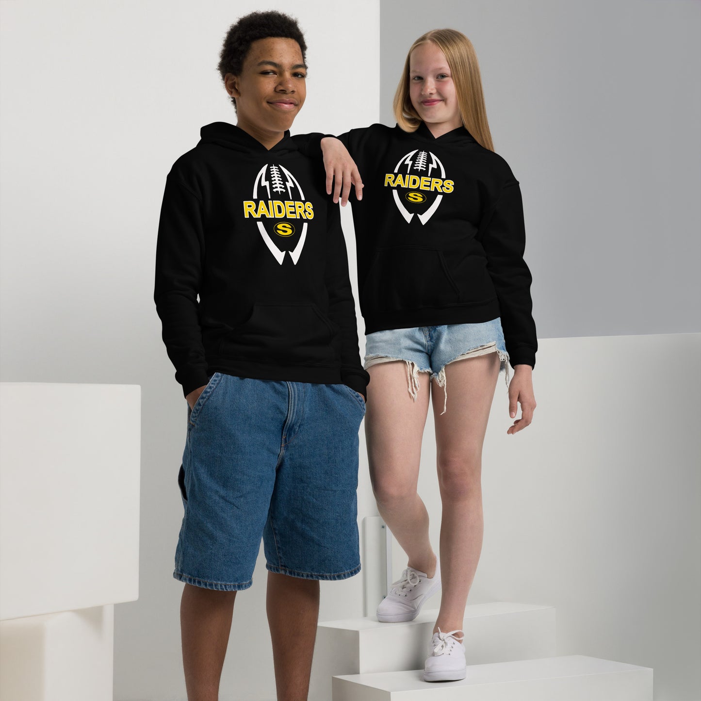Raiders Football Youth heavy blend hoodie