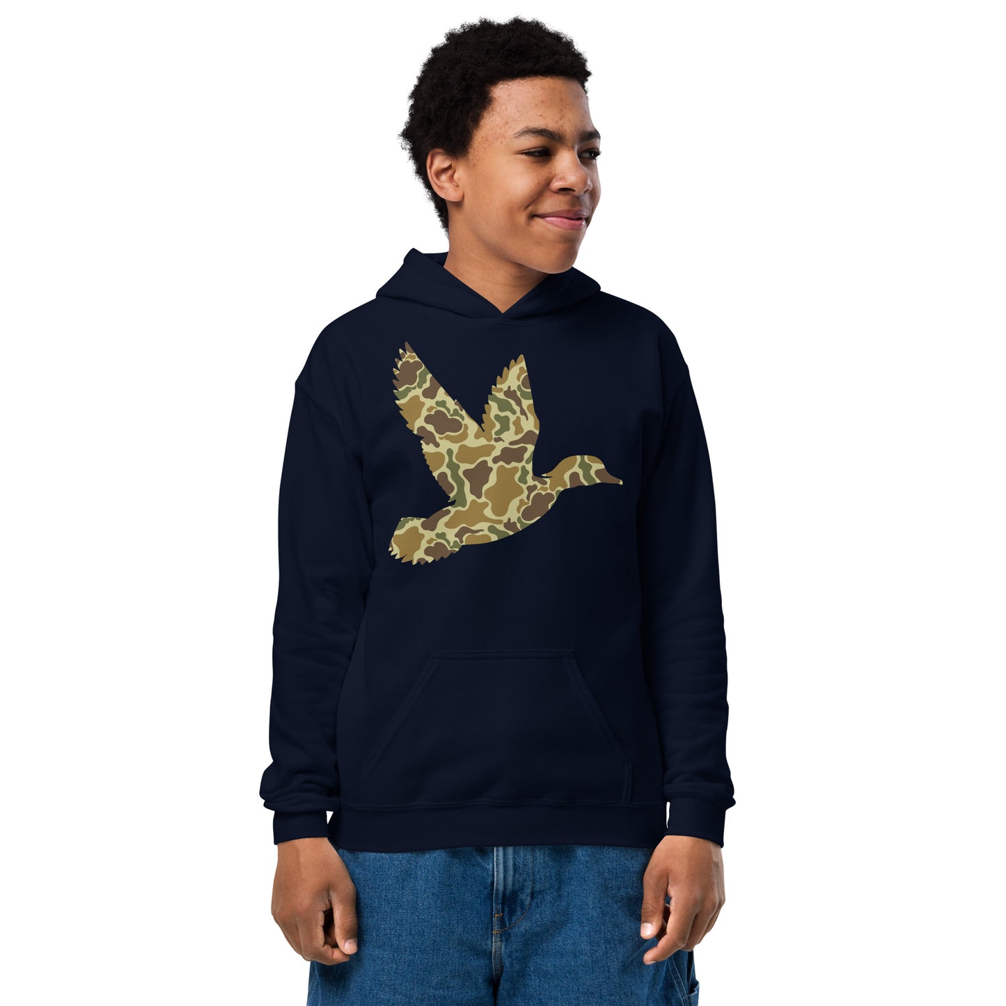 Camo Duck Youth heavy blend hoodie