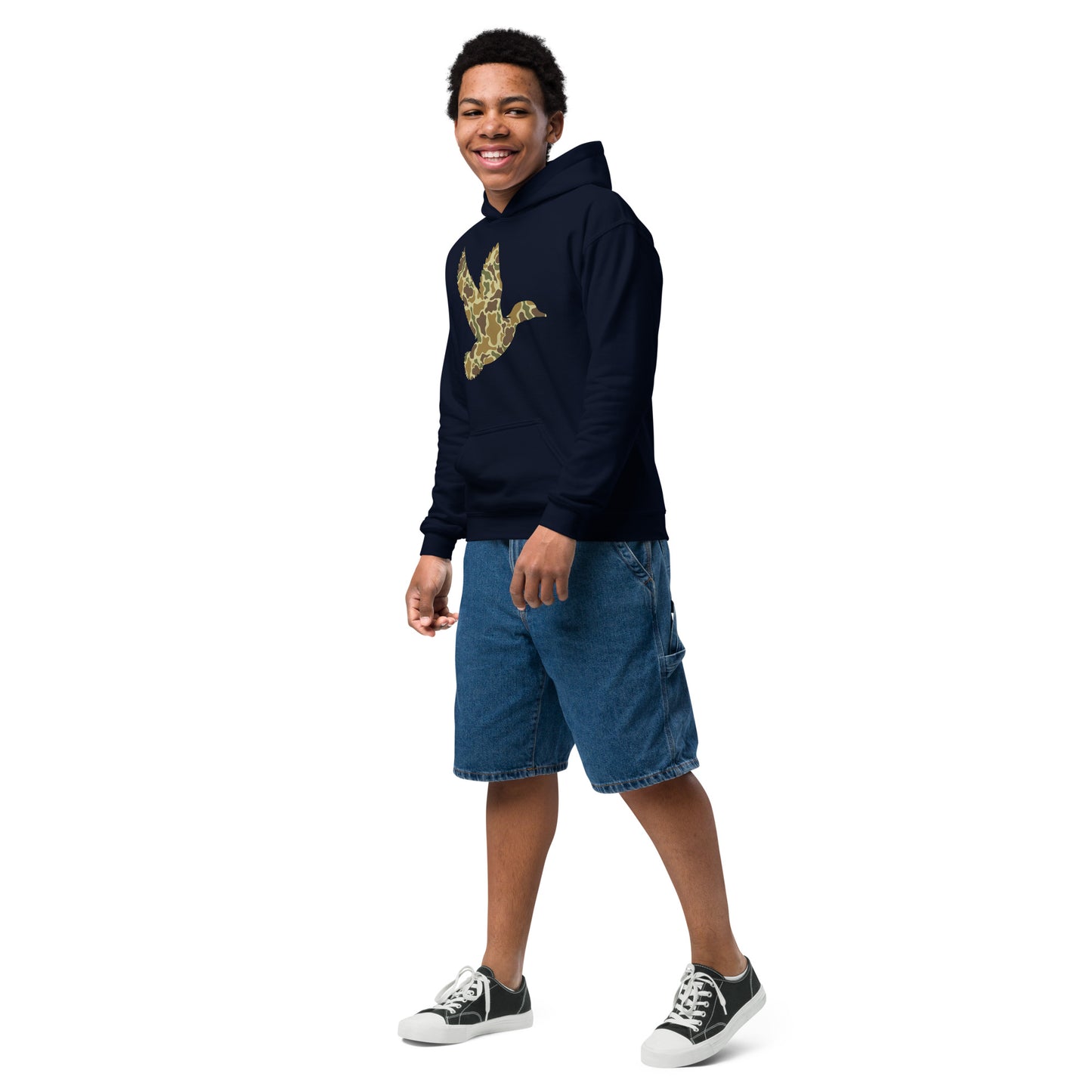 Camo Duck Youth heavy blend hoodie