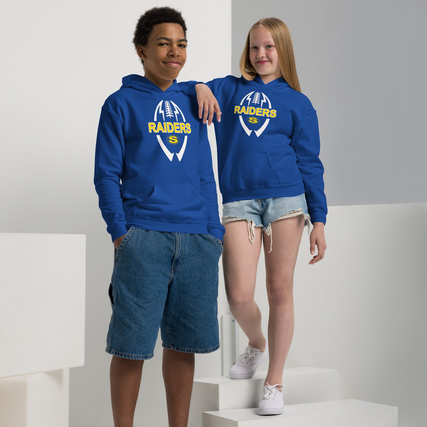 Raiders Football Youth heavy blend hoodie