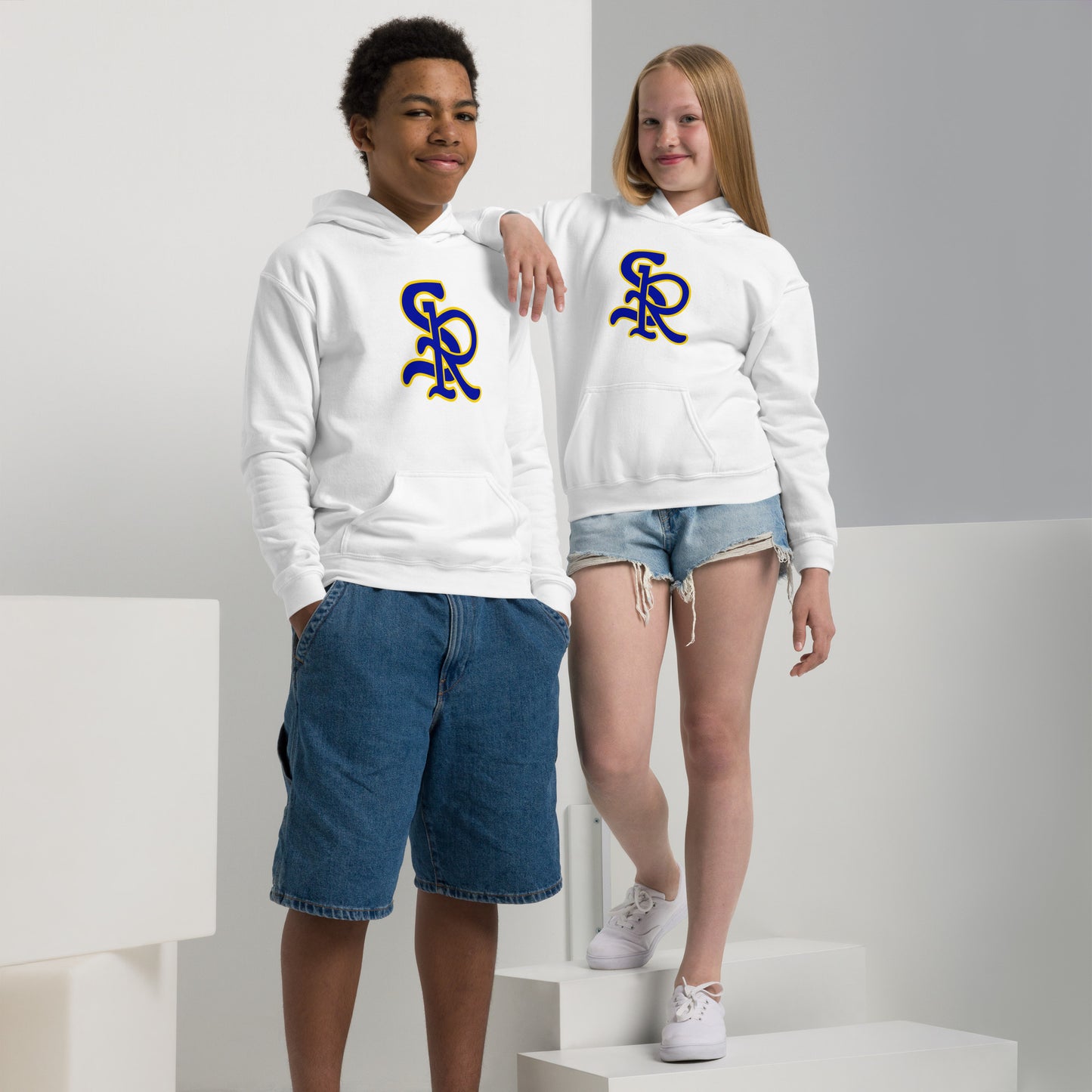 SR LOGO Youth heavy blend hoodie