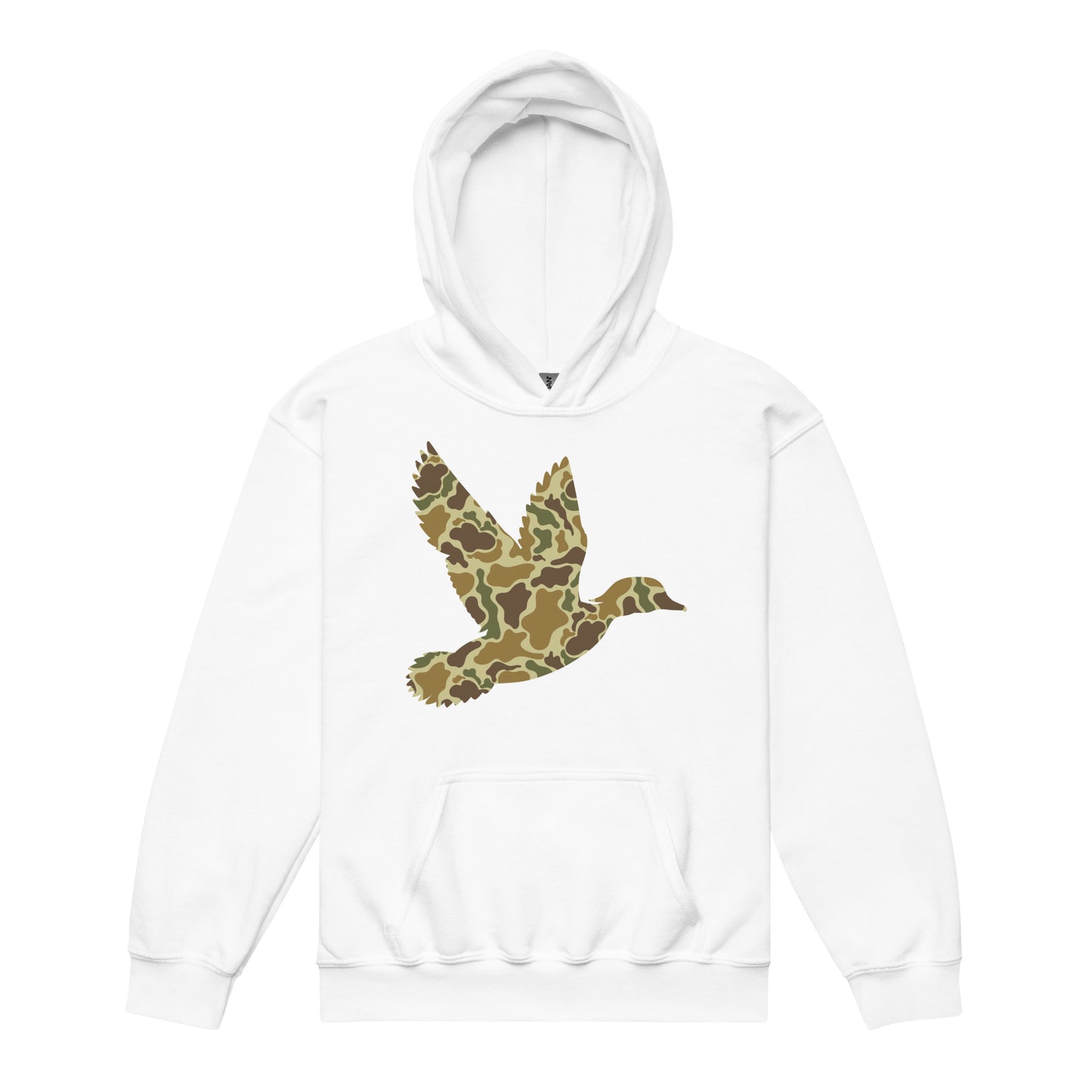 Camo Duck Youth heavy blend hoodie