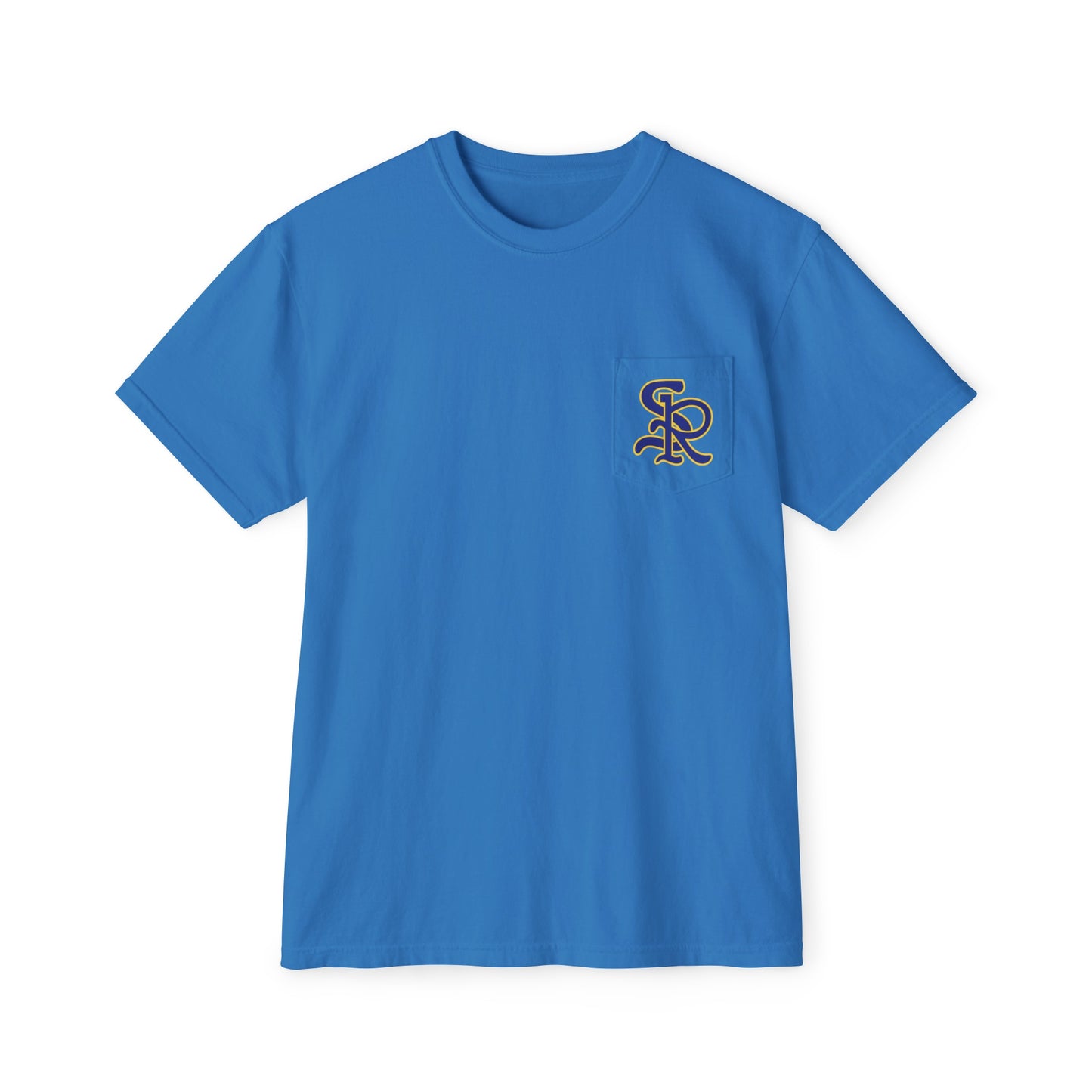 SR LOGO Unisex Garment-Dyed Pocket T-Shirt