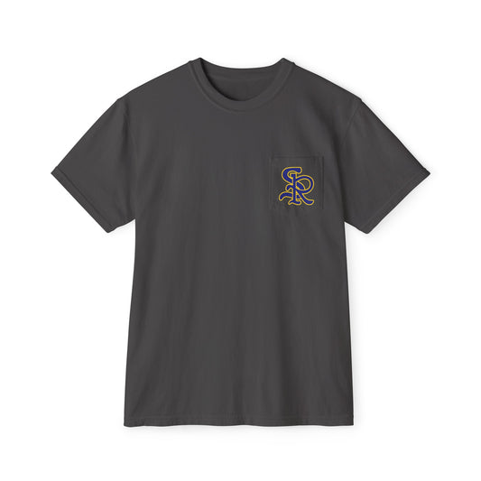 SR LOGO Unisex Garment-Dyed Pocket T-Shirt