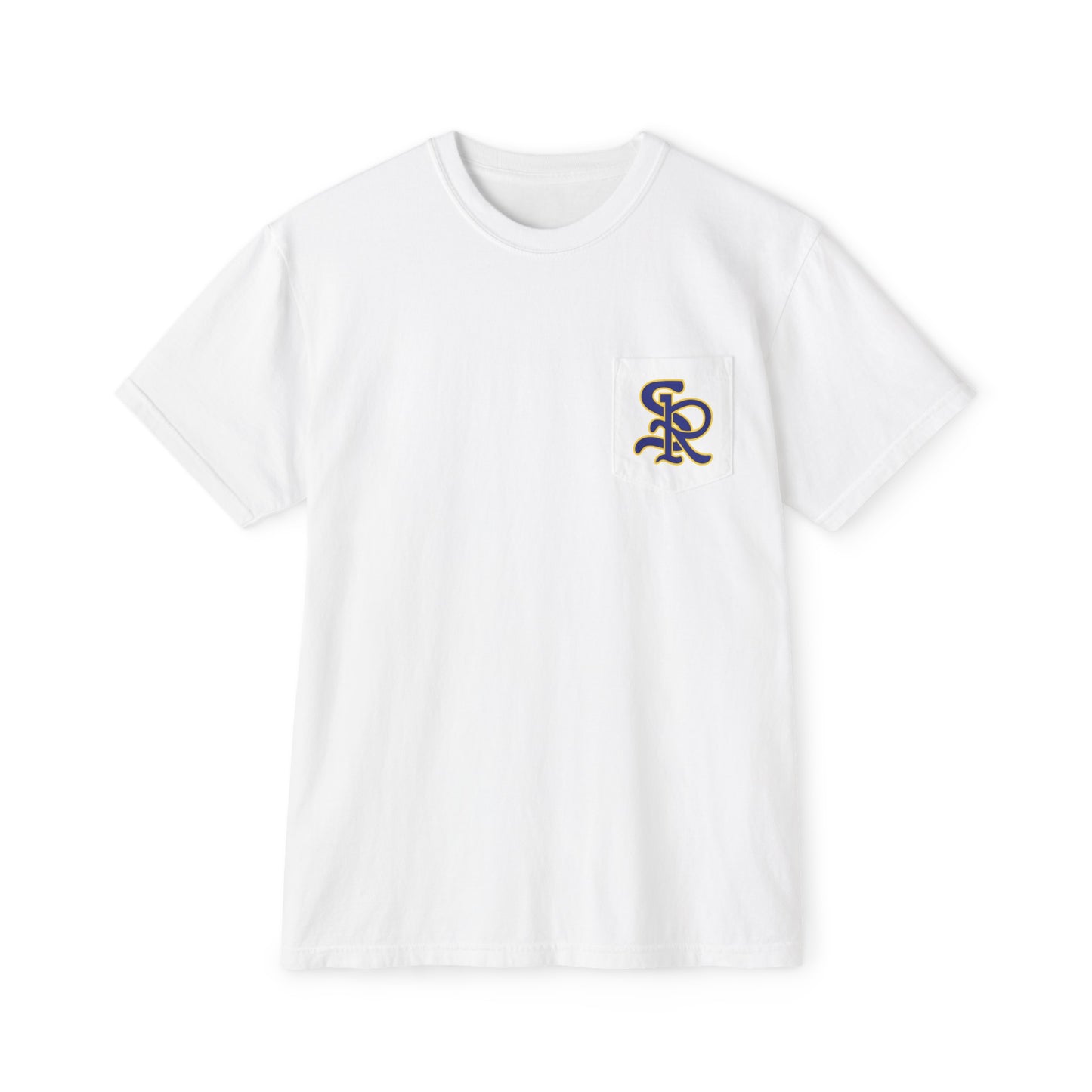 SR LOGO Unisex Garment-Dyed Pocket T-Shirt