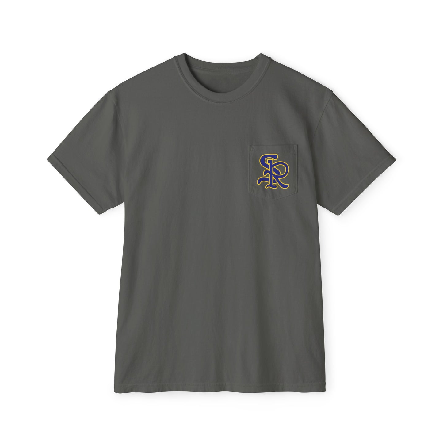 SR LOGO Unisex Garment-Dyed Pocket T-Shirt