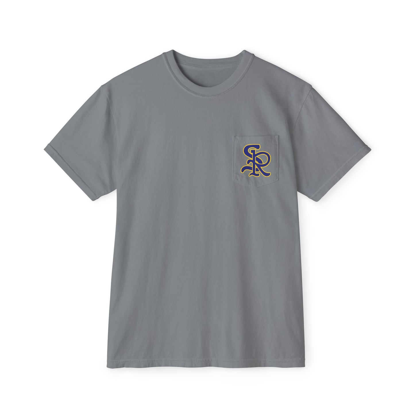 SR LOGO Unisex Garment-Dyed Pocket T-Shirt