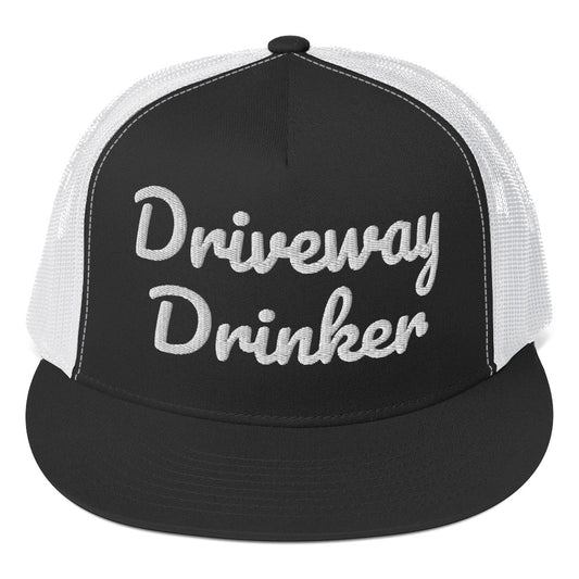 Driveway Drinker Trucker Cap