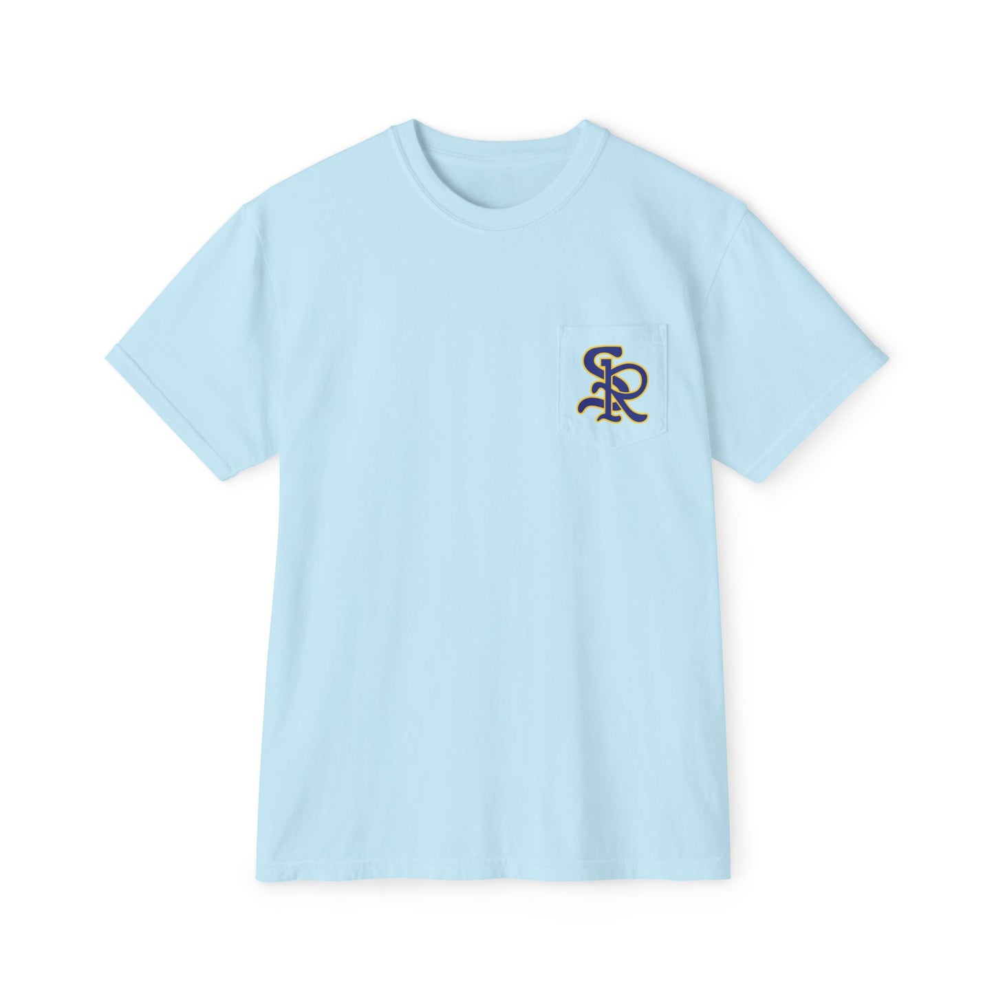 SR LOGO Unisex Garment-Dyed Pocket T-Shirt