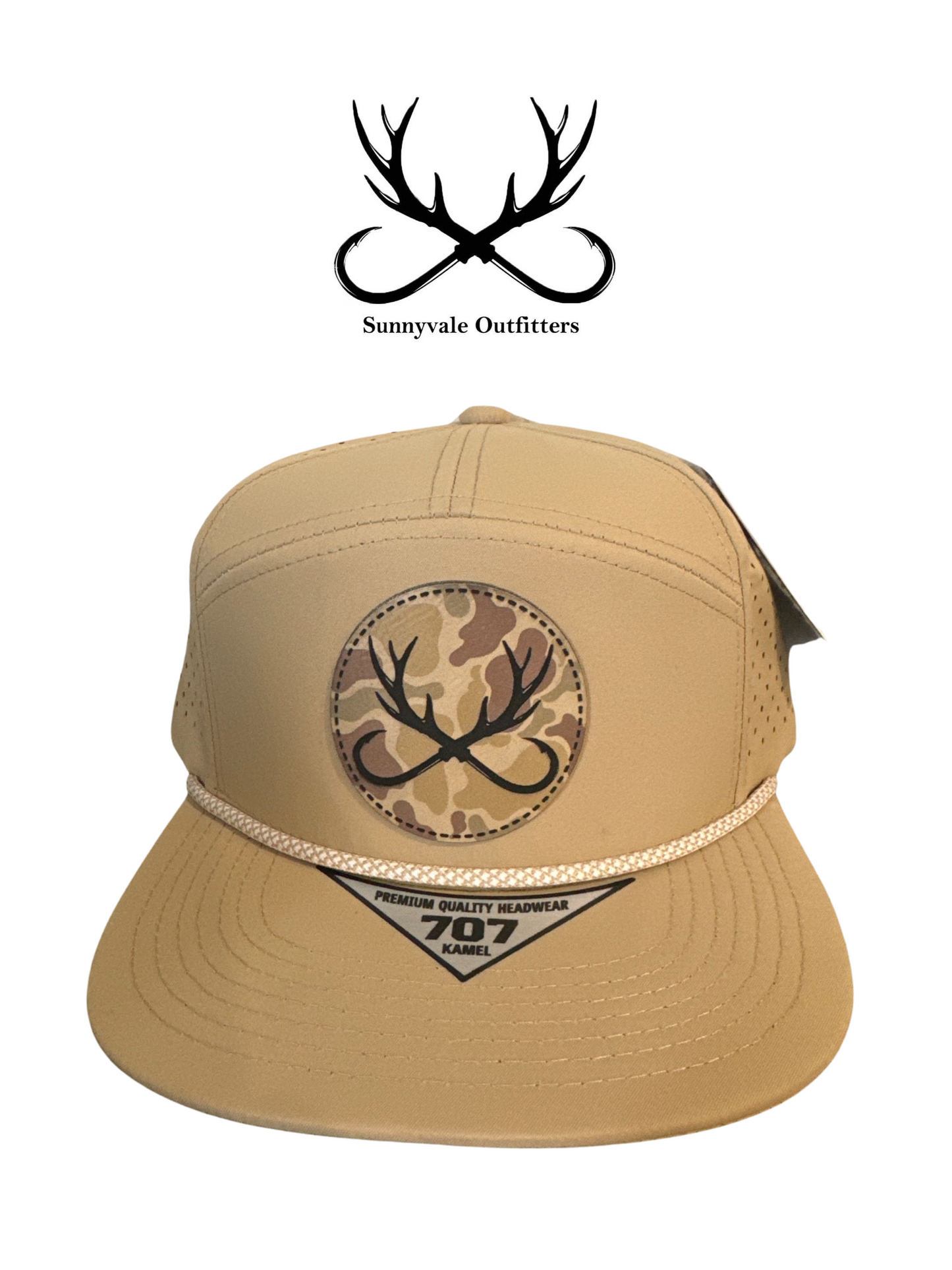 Orginal logo 7 panel rope hat