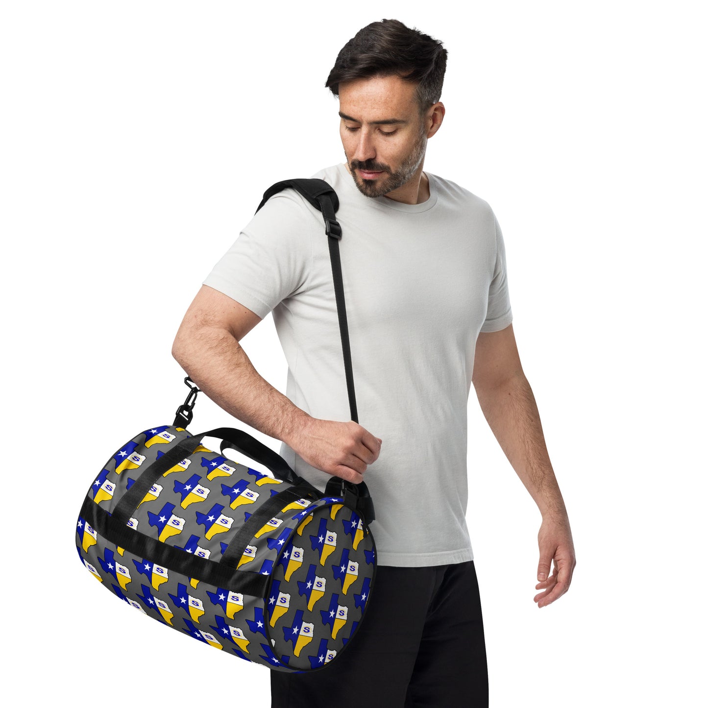 Sunnyvale Texas S All-over print gym bag