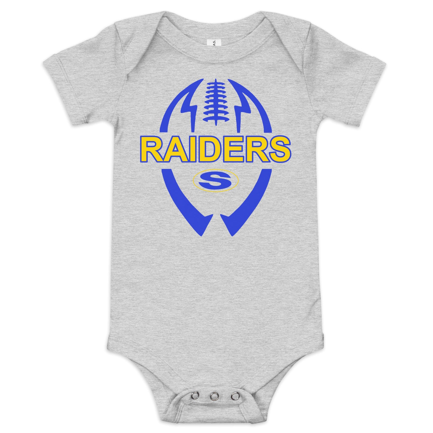 Sunnyvale Raiders Football Baby short sleeve one piece