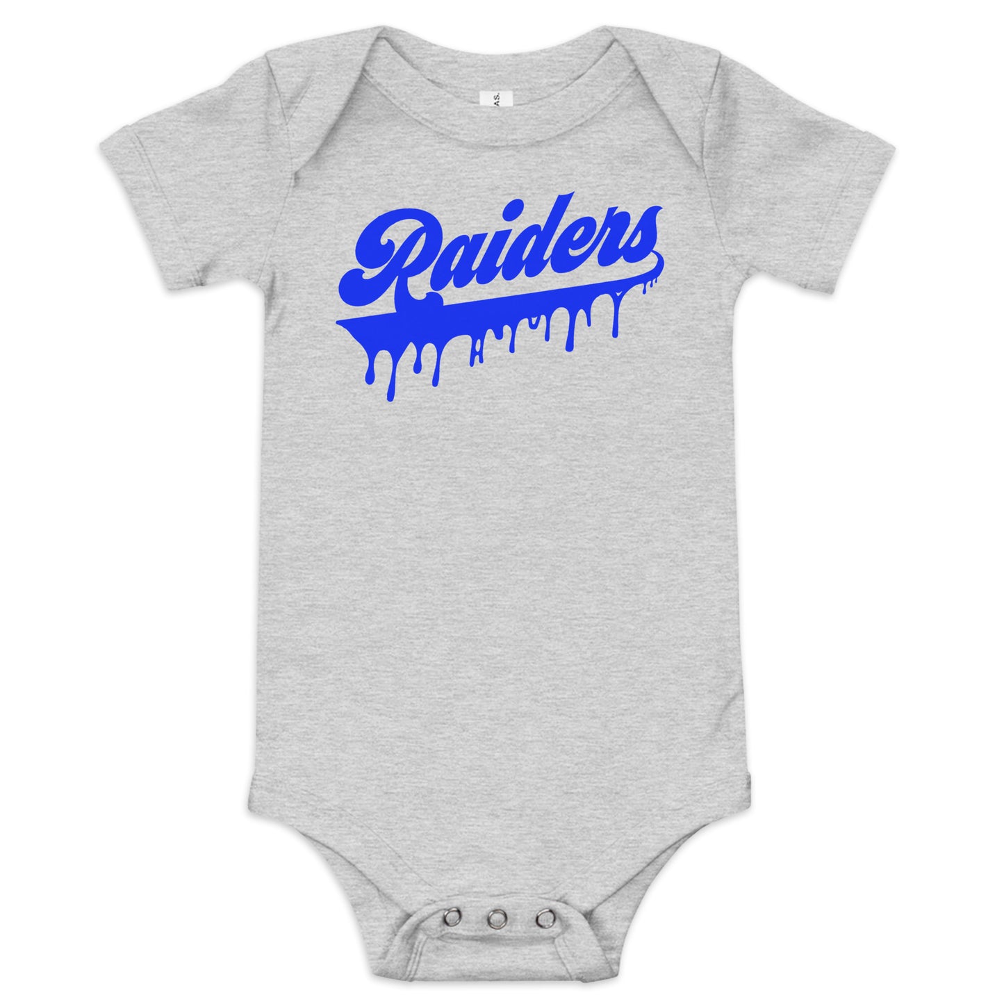 Raiders Drip Baby short sleeve one piece