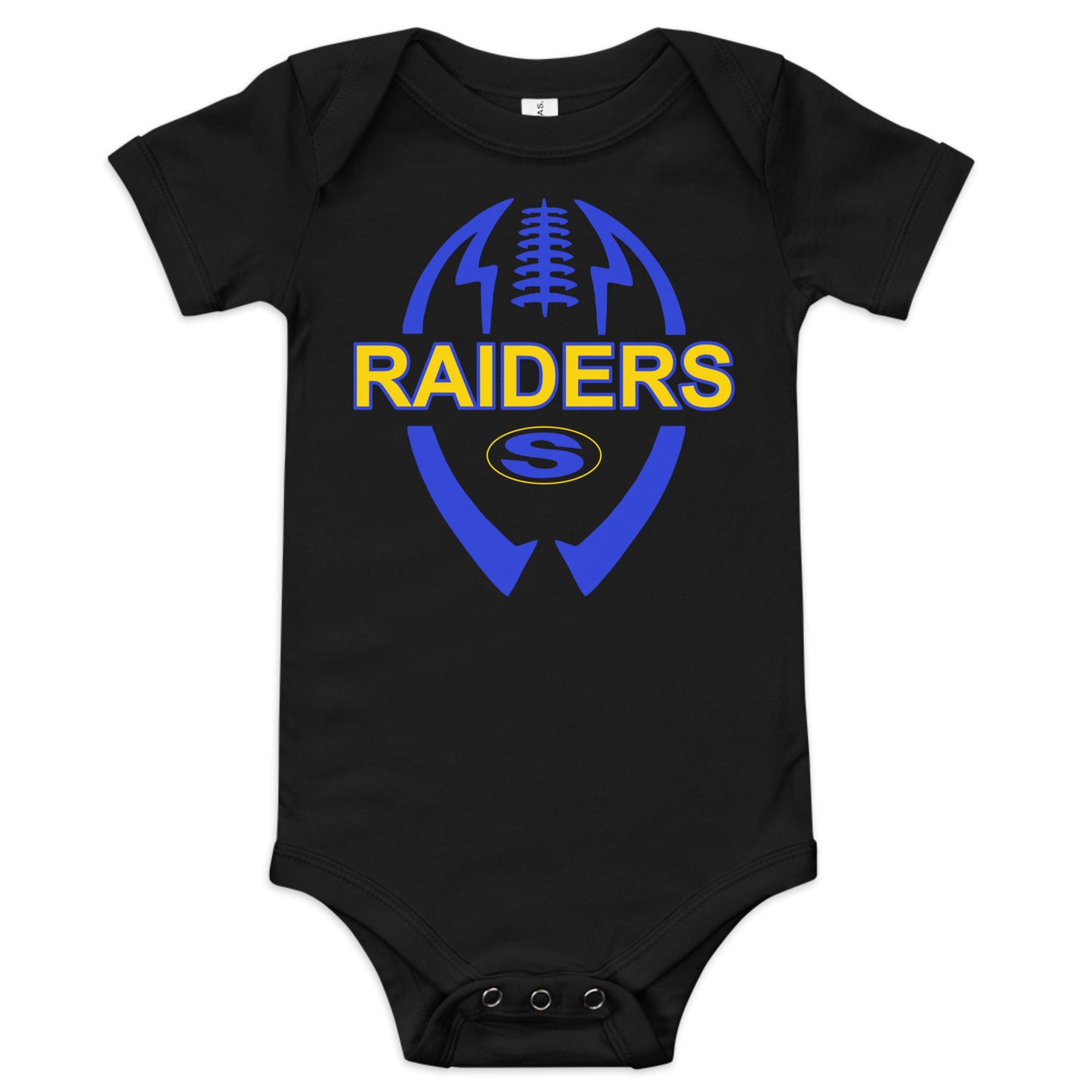 Sunnyvale Raiders Football Baby short sleeve one piece