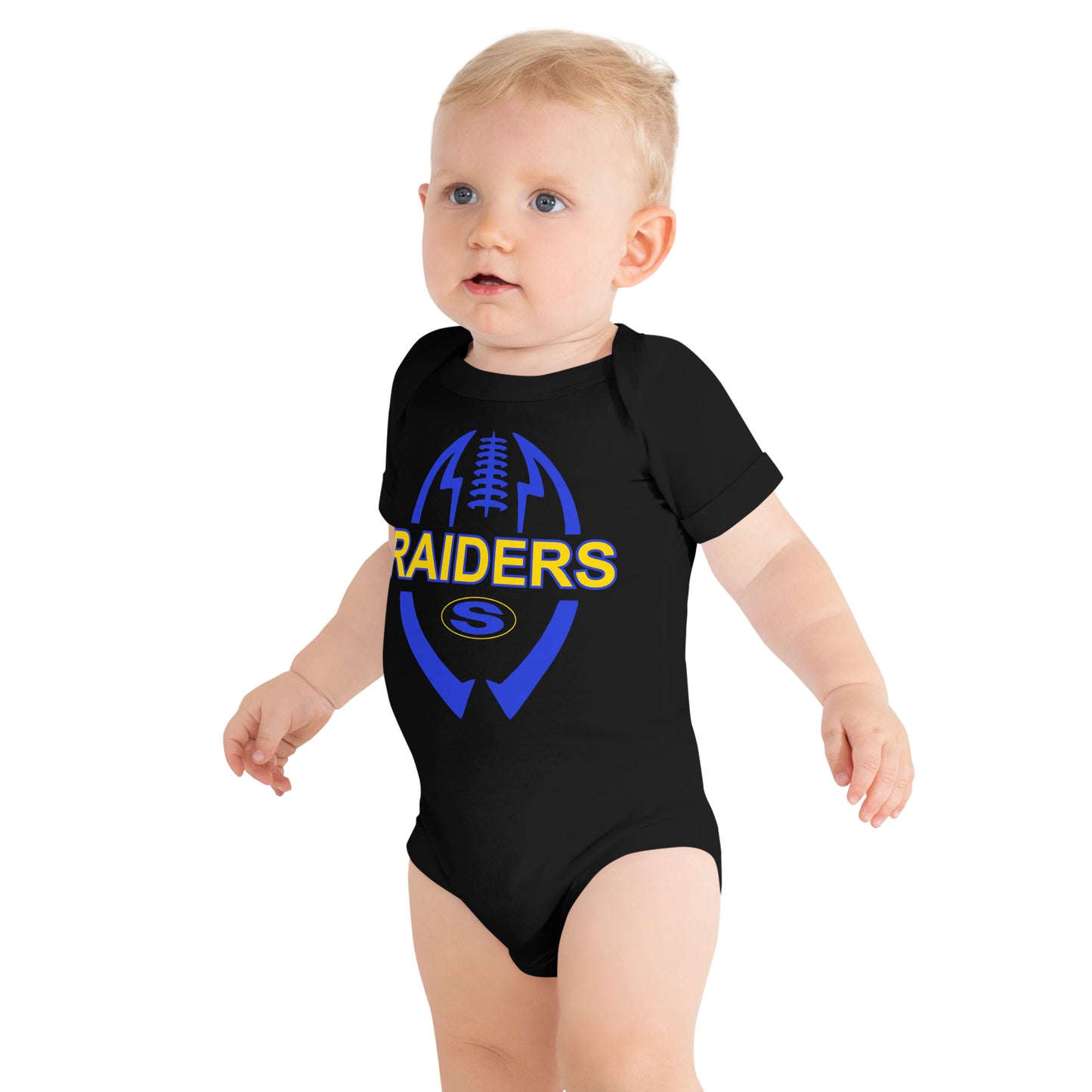 Sunnyvale Raiders Football Baby short sleeve one piece