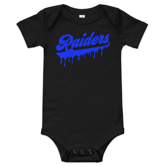 Raiders Drip Baby short sleeve one piece