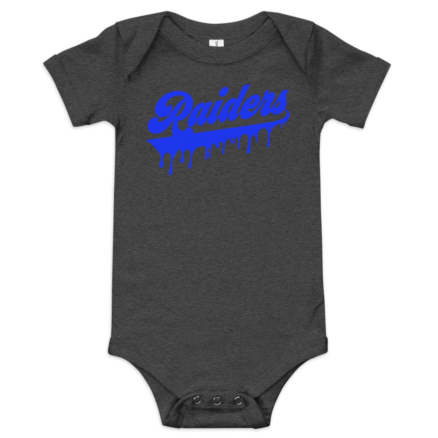 Raiders Drip Baby short sleeve one piece