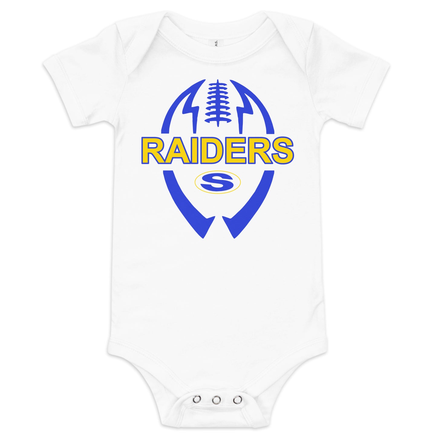 Sunnyvale Raiders Football Baby short sleeve one piece