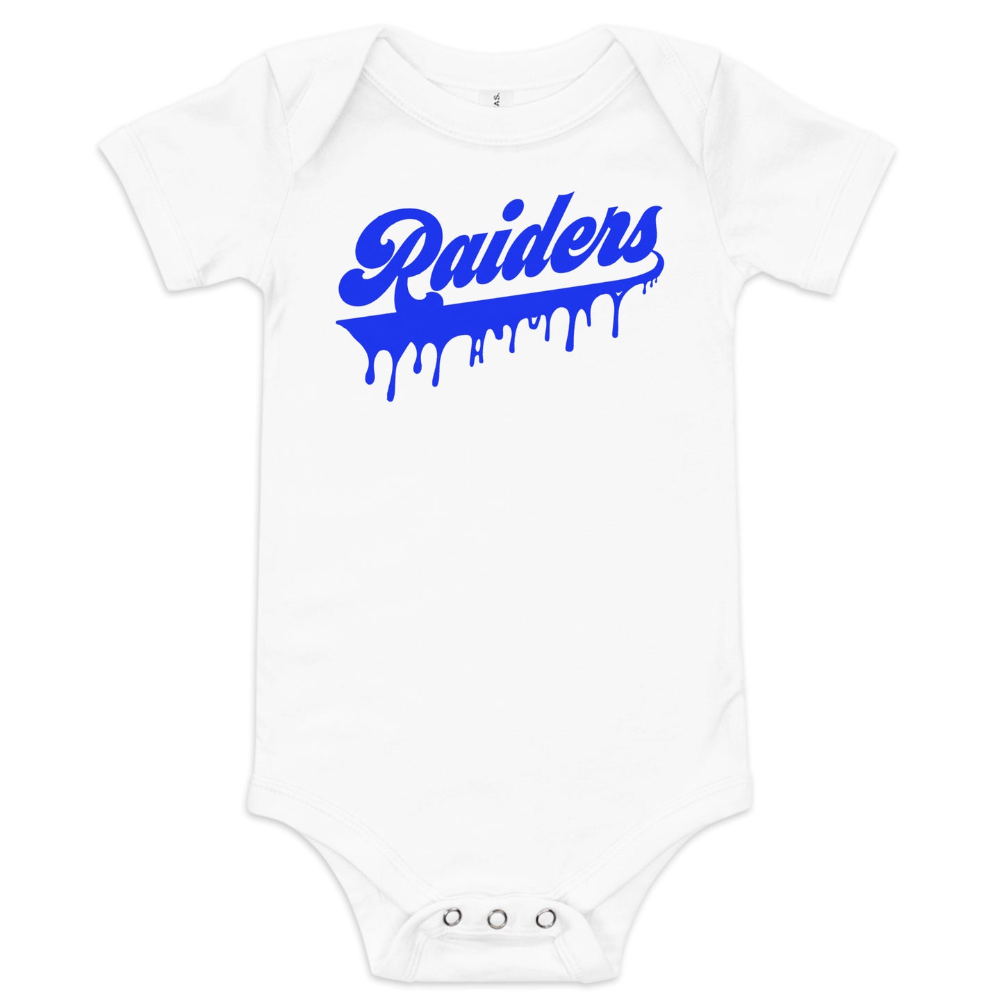 Raiders Drip Baby short sleeve one piece