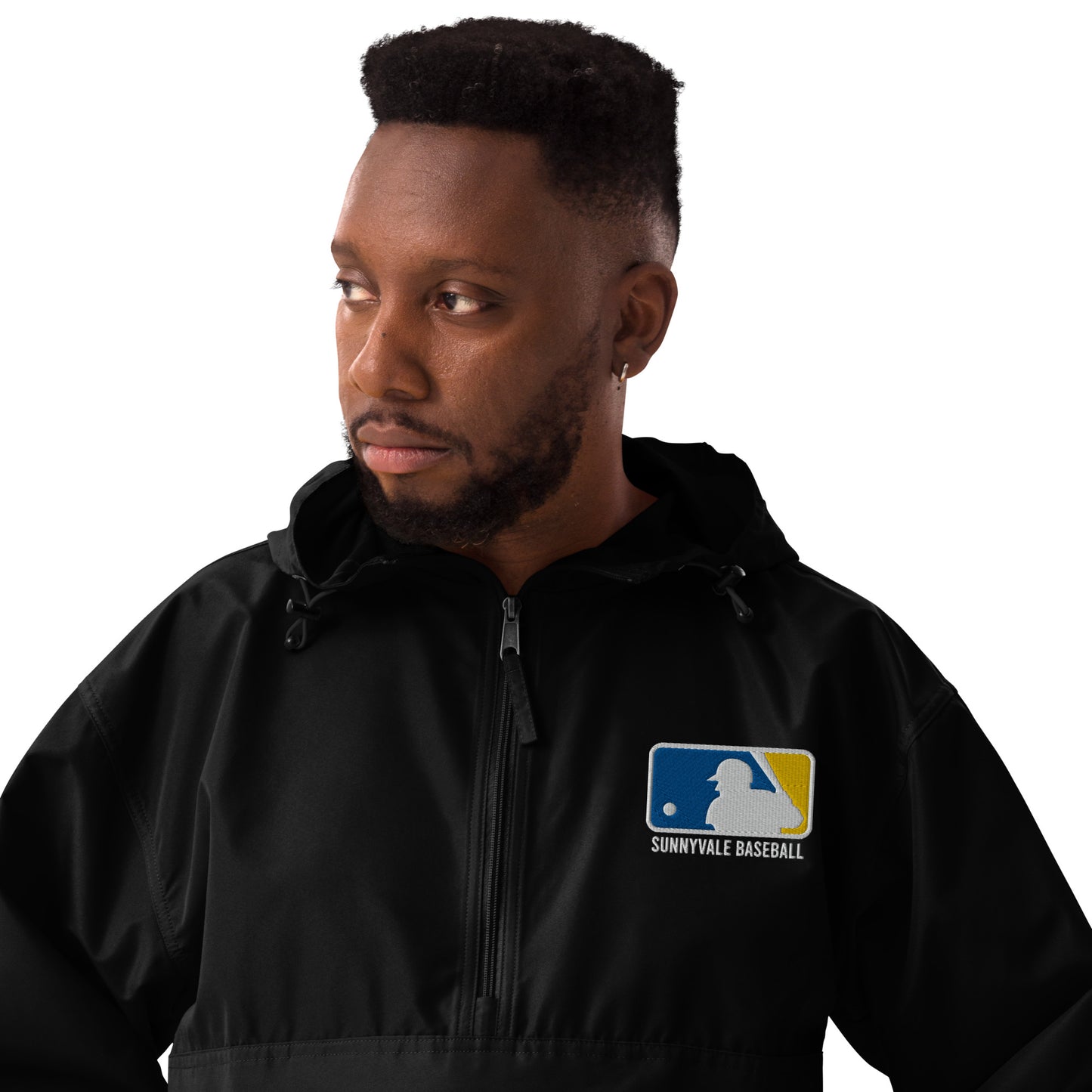 Sunnyvale baseball Embroidered Champion Packable Jacket