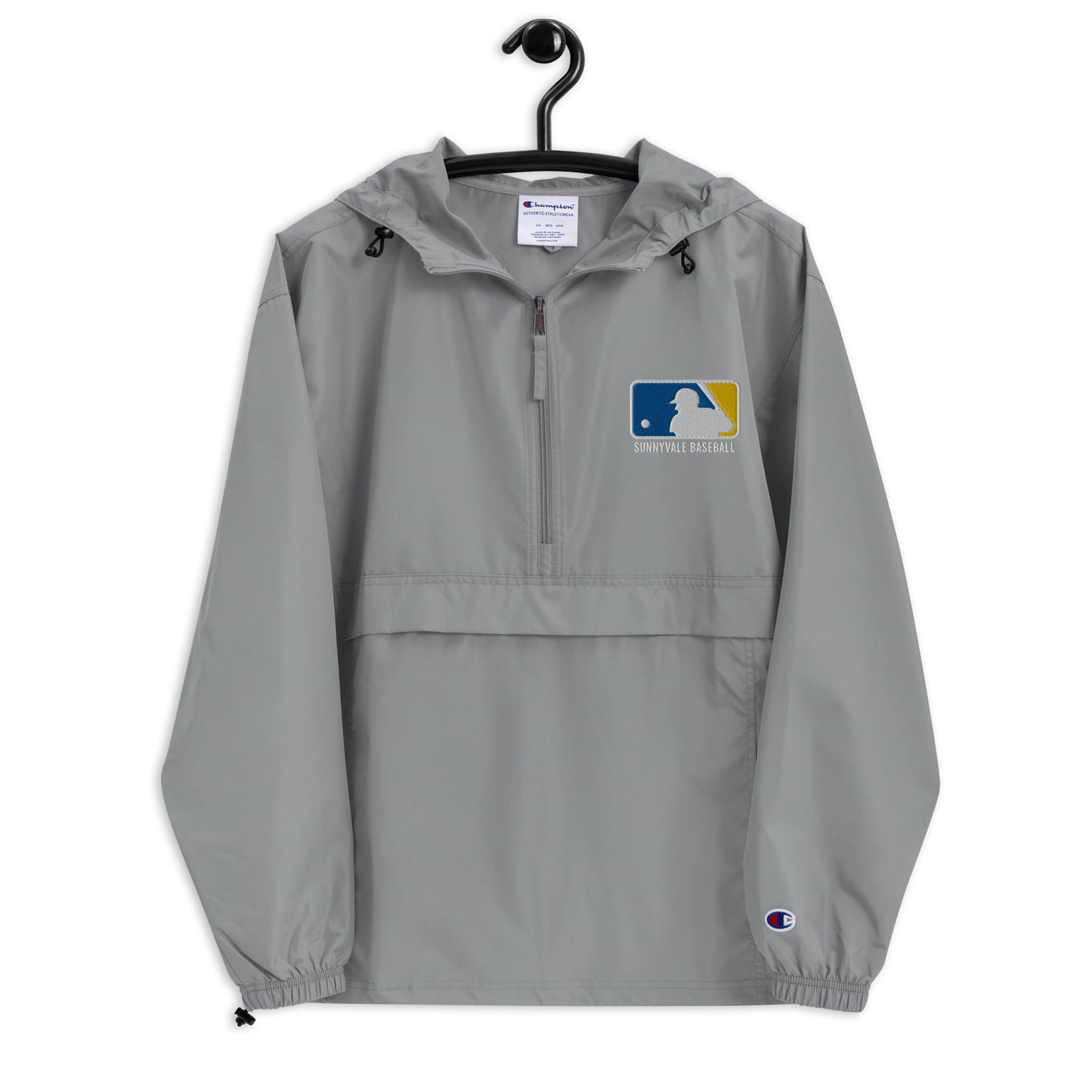 Sunnyvale baseball Embroidered Champion Packable Jacket