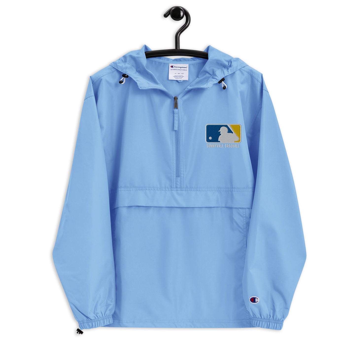 Sunnyvale baseball Embroidered Champion Packable Jacket