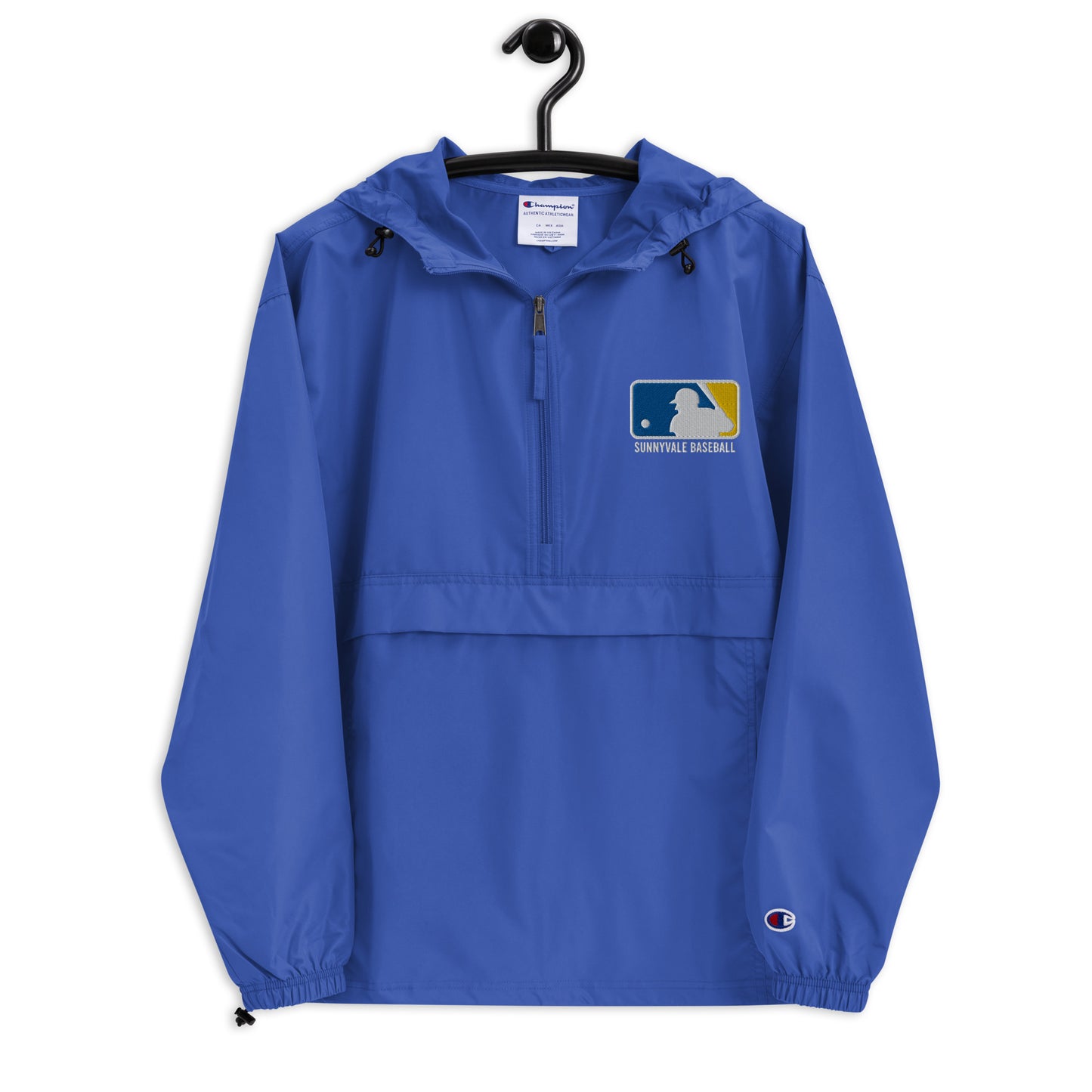 Sunnyvale baseball Embroidered Champion Packable Jacket