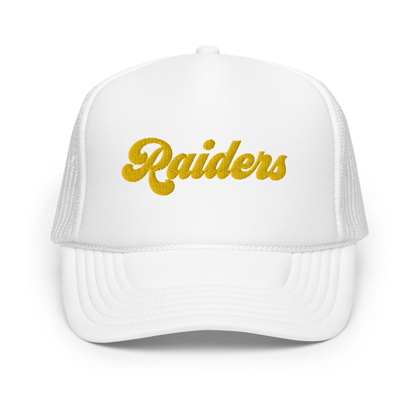 Raiders Foam trucker hat