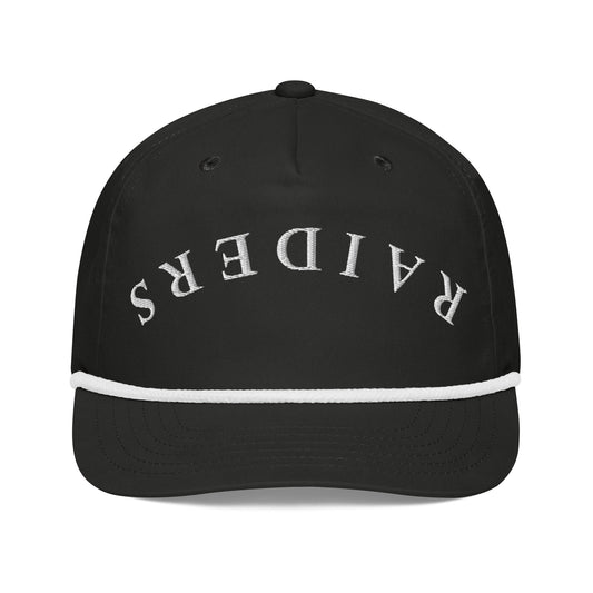 Upside down Raiders Golf rope cap