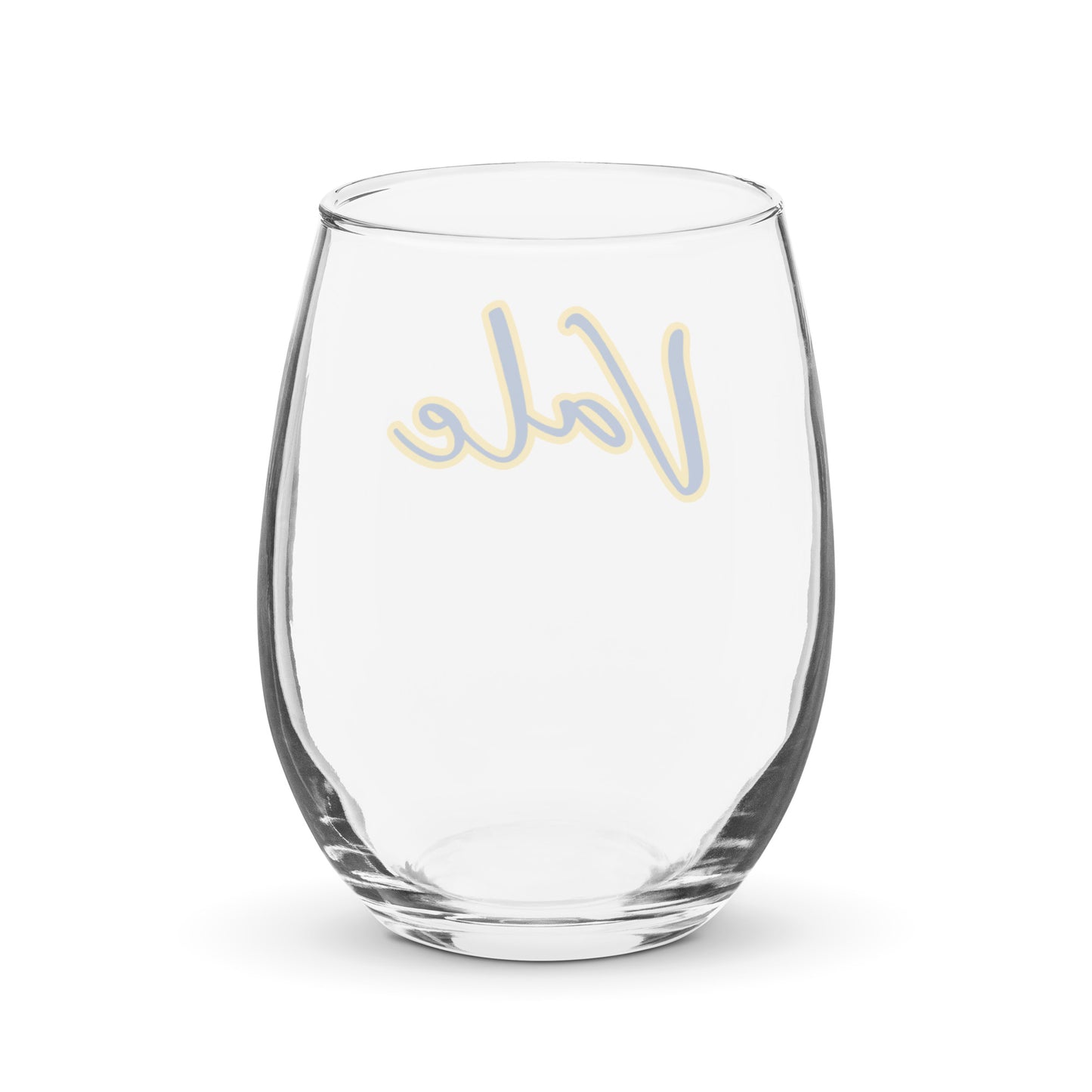 Stemless wine glass