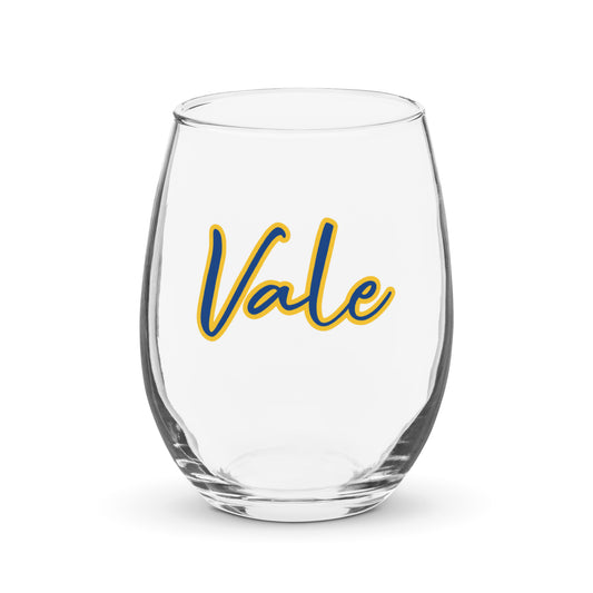 Stemless wine glass