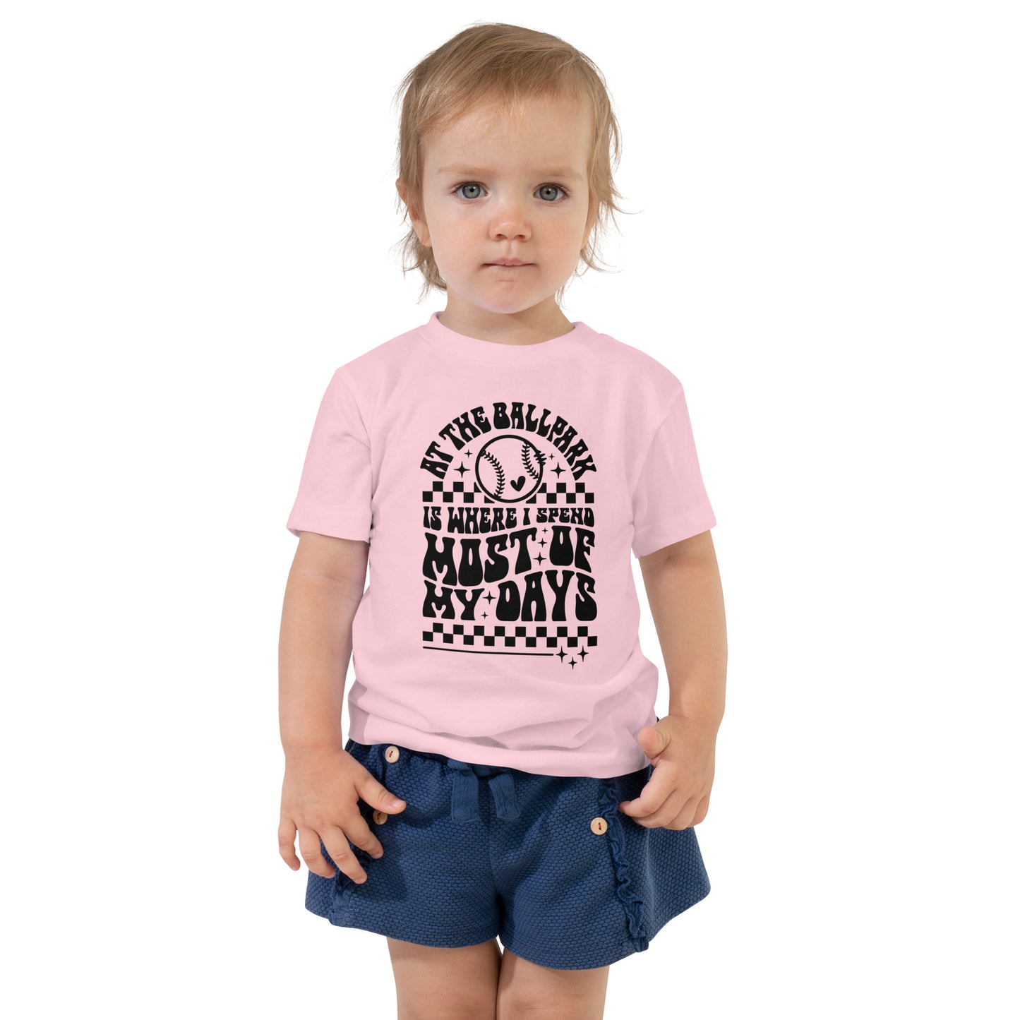 At the ball park Toddler Short Sleeve Tee