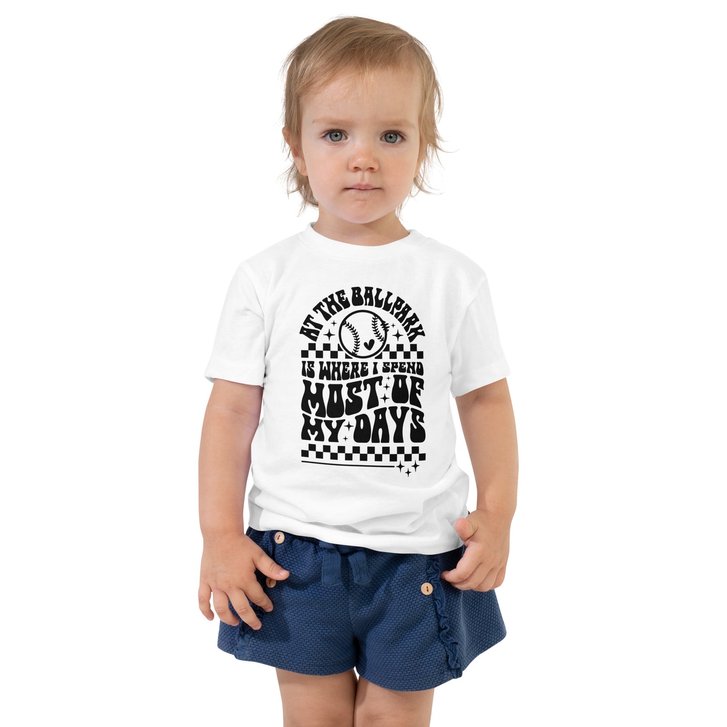 At the ball park Toddler Short Sleeve Tee