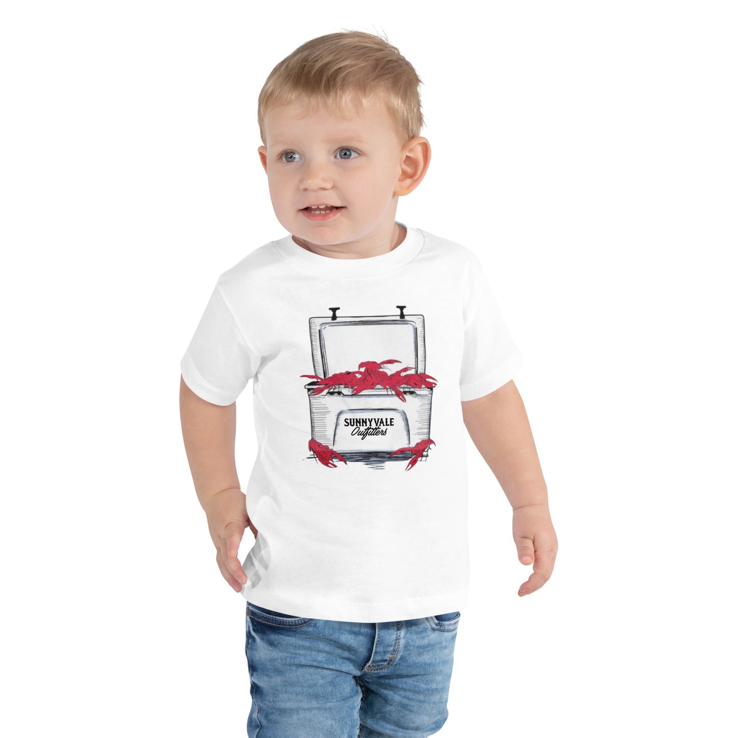 Crawfish Toddler Short Sleeve Tee