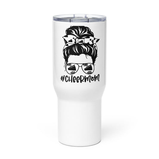 Cheer Mom Travel mug with a handle