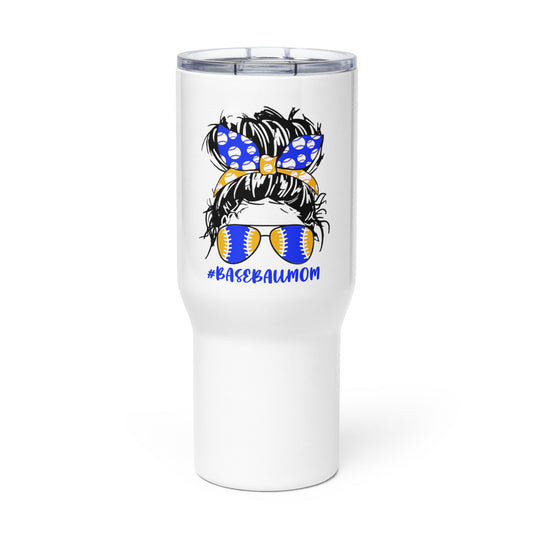 Baseball Mom Travel mug with a handle