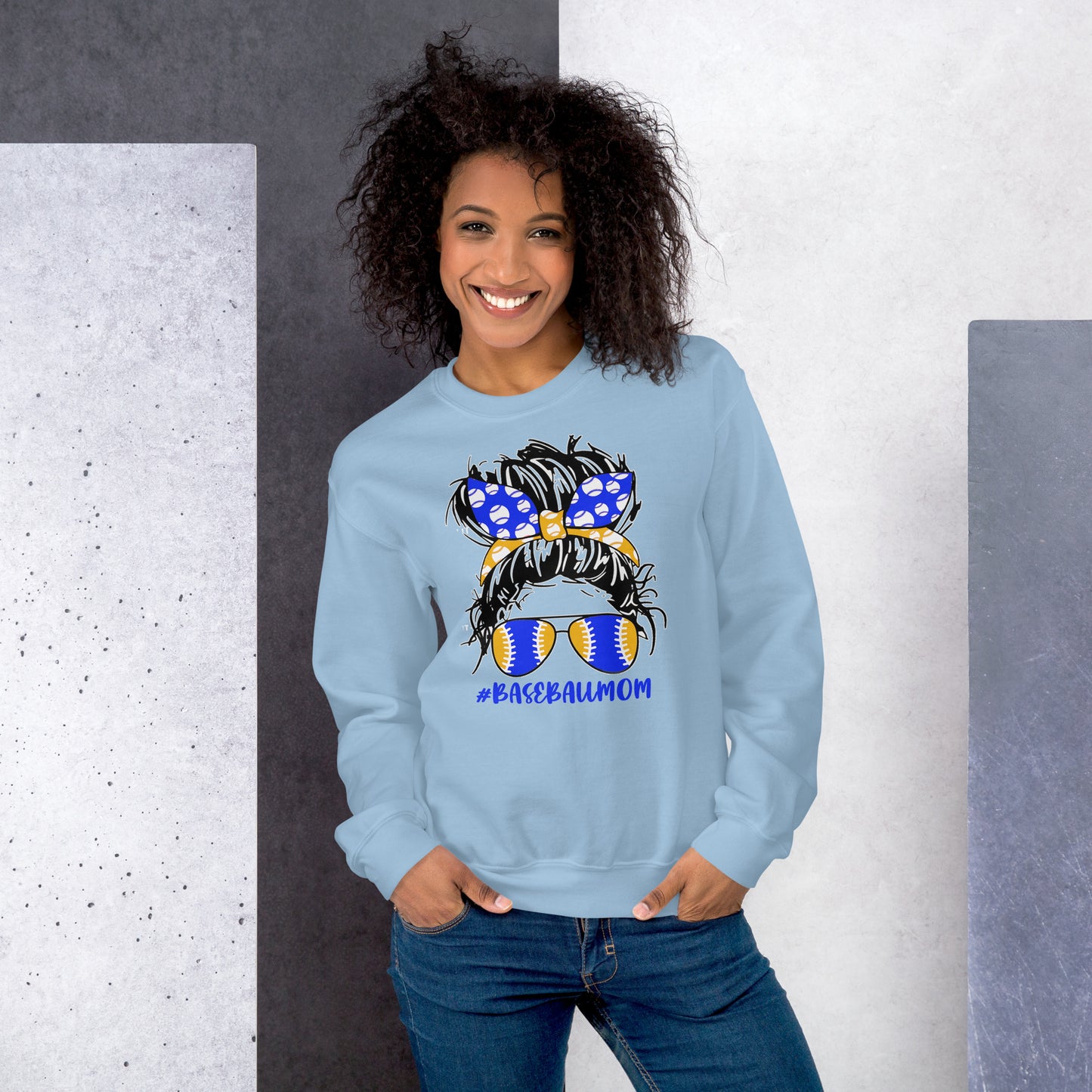 #Baseball Mom Unisex Sweatshirt