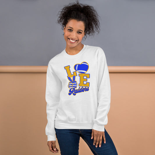 Love Raiders Football Unisex Sweatshirt