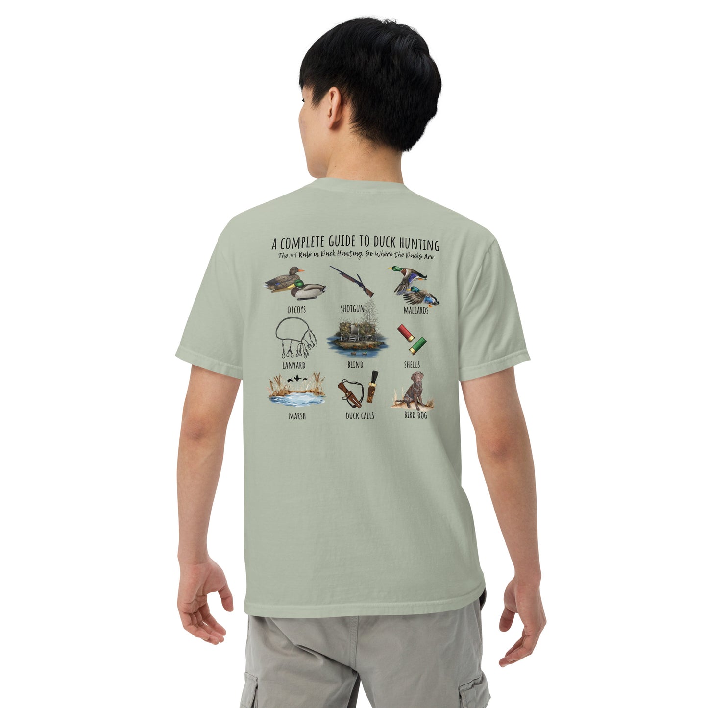 Duck hunting Unisex garment-dyed heavyweight t-shirt