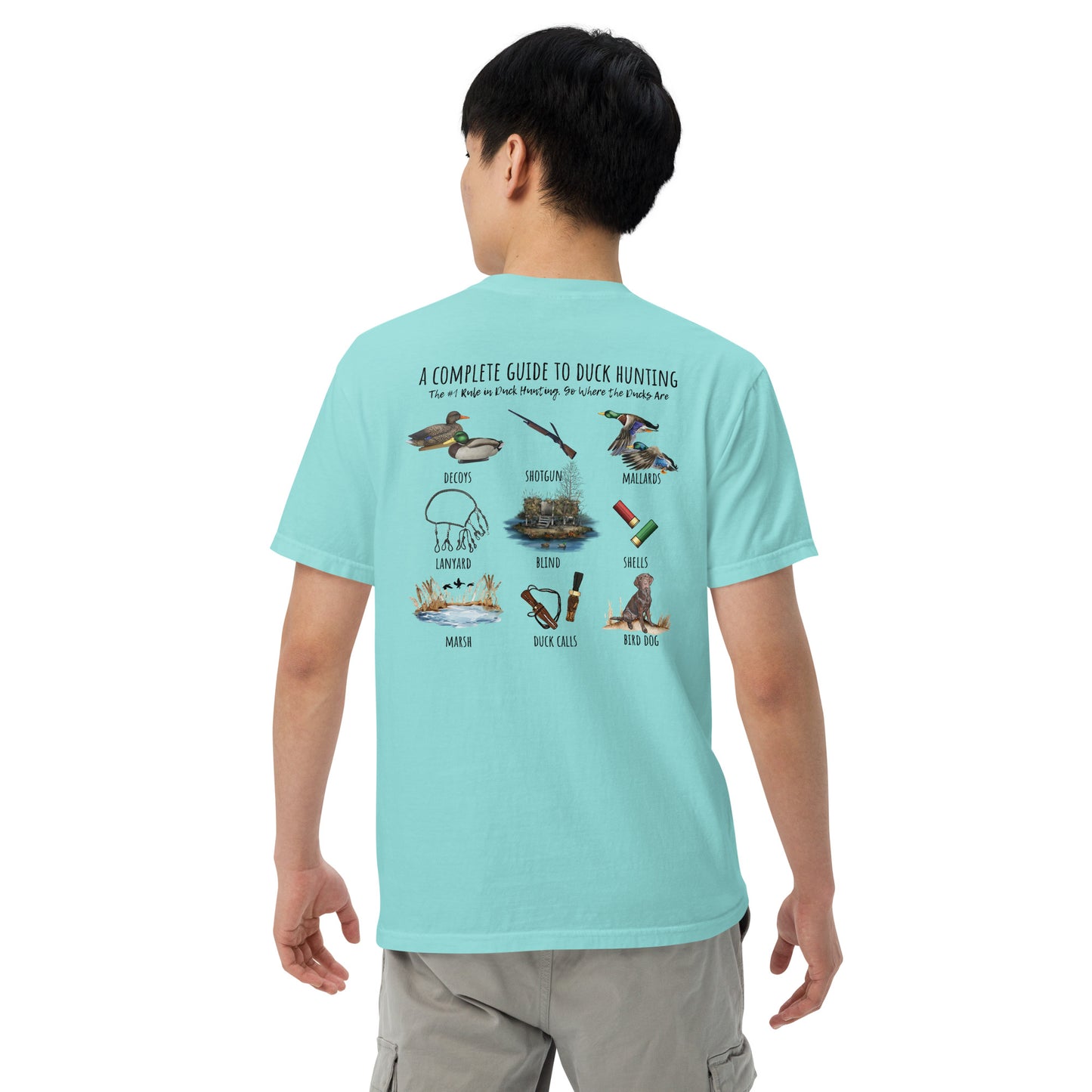 Duck hunting Unisex garment-dyed heavyweight t-shirt