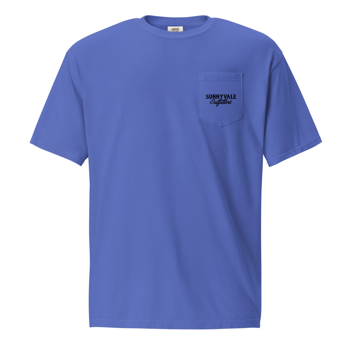 Hunting Logo Unisex garment-dyed pocket t-shirt