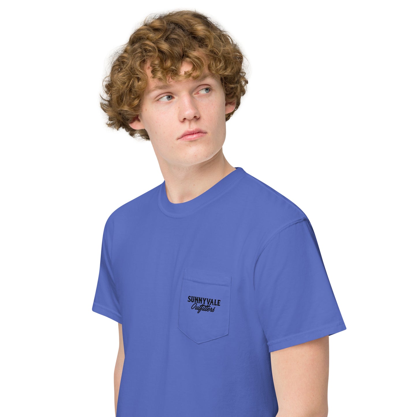 Crawfish Unisex garment-dyed pocket t-shirt